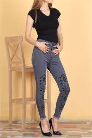 Paca Ozel Nakis Kot Pantolon 1653b Pantolon Moda Tarz Moda
