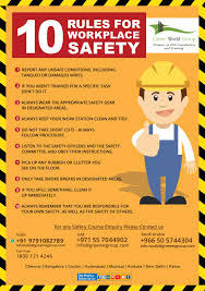 10 Rules For Workplace Safety Tips In 2020 Workplace Safety Tips Workplace Safety Health And Safety Poster