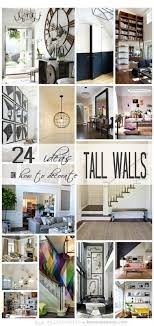 24 Ideas On How To Decorate Tall Walls Remodelaholic Large Wall Decor Living Room High Ceiling Living Room Big Wall Decor