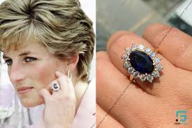 Kate Middleton Ring Replica CT Blue Sapphire Replica Princess Diana  Princess Kate