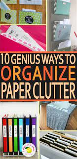 Home One Does Simply Paper Clutter Organization Paper Clutter Paper Organization