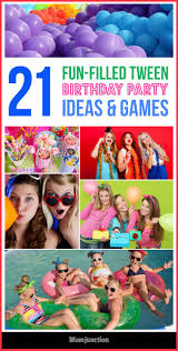 Fun Things To Do At A Teenage Birthday Party 21 Fun Filled Tween Birthday Party Ideas And Games Tween Birthday Tween Birthday Party Tween Girl Birthday