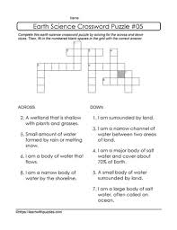 Get hints, track time, print, access previous puzzles and much more. Science Crossword Puzzle Learn With Puzzles