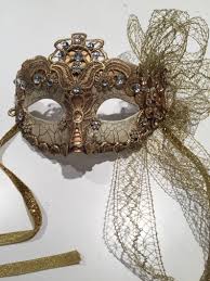 Gold Masquarade Mask Mardi Gras Halloween Etsy Masks Masquerade Masquarade Mask Gold Masquerade Mask