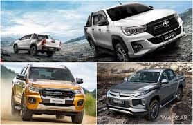 Diesel tepu kereta tak pickup. Toyota Hilux Vs Mitsubishi Triton 2019 Vs Ford Ranger Which Should Be You Next Pick Up Truck Wapcar