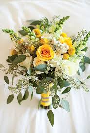Summer wedding bouquet with yellow roses and white peonies. Yellow Bouquet Wedding Off 72 Buy