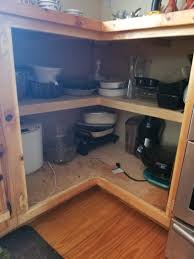 How to fix lazy susan corner cabinet. How To Fix An Awkward Corner Cabinet In 5 Easy Steps