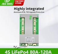 JBD BMS 4S LiFePo4 12V 50A 100A 120A Common Port Balance Lithium LFP  Battery With Drop Protection - AliExpress 44