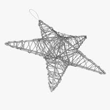 3d Model Christmas Star Decoration Star Decorations Christmas Star Christmas Star Decorations