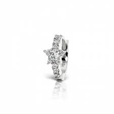 6 5mm Diamond Star Eternity Ring Lobe Earrings Maria Tash