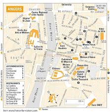 map of angers france angers france travel anger map