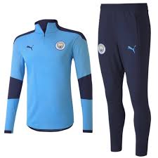Manchester City Training Technical Tracksuit 2020 21 Puma Soccertracksuits Com