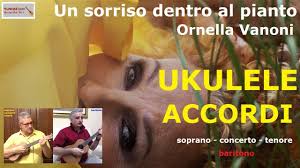 Ornella vanoni domani e un altro giorno live rsi 1982. Un Sorriso Dentro Al Pianto Ornella Vanoni Ukulele Accordi Play Along Karaoke Youtube