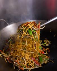 Heat the sesame oil in a large wok or skillet. Beef Lo Mein Real Restaurant Recipe The Woks Of Life