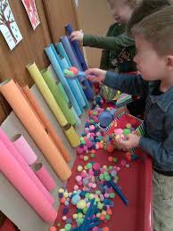 Pom Pom Sorting Using Tongs And Scoops Gloucestershire Resource Centre Www Grcltd Org Preschool Activities Preschool Fine Motor Toddler Activities