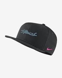Miami heat snapback hat cap hardwood classics 47 nba one size embroidered. Miami Heat City Edition Nike Pro Nba Cap Nike Ch