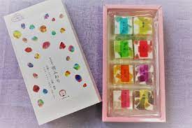 ご縁を繋ぎたい人へ贈りたい 出雲の国から届いた いづも寒天工房 の 雪ふわり パッケージデザイン 寒天 喫茶店 メニュー