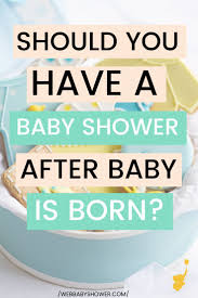 How To Have A Fun Baby Shower After Baby Is Born Virtual Baby Shower Ideas Modern Baby Shower Baby Shower Fun
