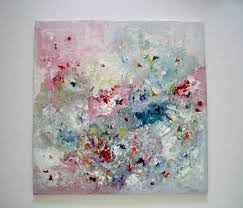 Romatischer Garten Abstrakt Acryl Unikat Abstrakt Acrylmalerei Abstrakt Acryl Abstrakt
