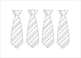 9 printable tie templates doc pdf free premium templates