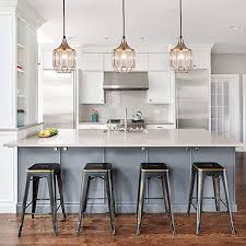 Maybe you would like to learn more about one of these? Amazon Com Cuaulans 1 Pack Caged Crystal Pendant Light Copper Gold Fin In 2021 Copper Pendant Lights Kitchen Kitchen Island Lighting Pendant Crystal Pendant Lighting