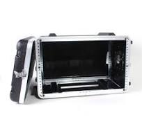 NEW PA DJ 4U 19" Equipment Rack Mount Flight Storage Case Concert Music  Gear 4RU