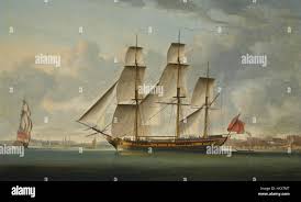 East indiaman ship hi-res stock ...