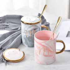 Fine Bone China Marble Coffee Mug Gold Handle Pink Mug View Gold Handle Mug Hodeang Product Details From Yiwu Hodeang E Commerce Co Ltd On Alibaba Com Mugs Cute Coffee Mugs Hand Painted