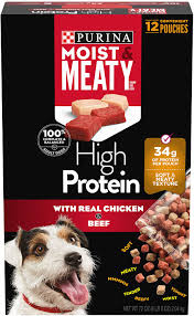 Buy Purina Moist Meaty High Protein Dry Dog Food High Protein With Real Chicken Beef 4 72 Oz Boxes Online In Italy B082n33c3z