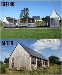 Holiday Container House From France Living In A Container In 2020 Container House Building A Container Home Container Cabin