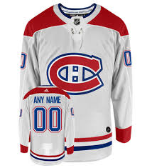 Ambrose o'brien on december 4, 1909, as a charter member of the national hockey association, the forerunner to the national hockey league.it was to be the team of the francophone community in montreal, composed of francophone players, and under francophone ownership as soon as possible. Montreal Canadiens Adidas Authentic Away Nhl Hockey Jersey