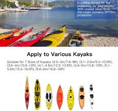 In that case, all of the boats profiled below have sufficient fuel capacity for extended offshore operation. Canoe Waterproof Uv Sunblock Shield Protector For 7 Sizes Range Fishing Boat Kayak Suitable For 10 8 12 Foot Kayak Jungle Digital Gymtop 2 6 Meter 6 Meter Kayak Canoe Storage Dust Cover Sports Outdoors