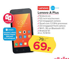 Lenovo A Plus: €69 Aanbieding bij Kijkshop