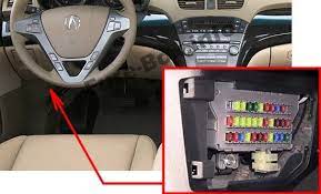 Acura Mdx Yd2 2007 2008 2009 2010 2011 2012 2013 Fuse Box Location Acura Mdx Fuse Box Acura