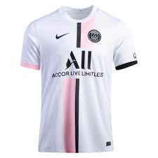 Dazu wurde der vertrag mit superstar neymar verlängert, kylian mbappé wird zumindest 21/22 noch für psg auflaufen. Psg Away Football Shirt 21 22 Soccerlord