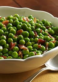 Peas With Bacon Recipe Dinner Side Dishes Christmas Dinner Side Dishes Bacon Recipes