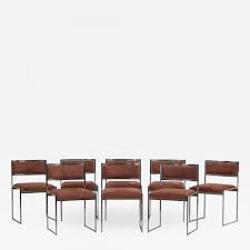 8 different dining chairs are waiting for you. Willy Rizzo Set Of 8 Dining Chairs In Brass Or Gold By Willy Rizzo