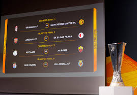 The uefa europa league is down to the quarterfinal stage, with the draw for the last eight and semifinal made as premier league sides arsenal and manchester united remain in the competition. Man United Faces Granada Ajax Meets Roma In Europa League Qf Daily Sabah