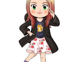 Chibi Anime Cartoon Custom Portrait Custom Couple Chibi Dibujo Digital  Imprimible Ilustración Personalizada Anime Cartoon Portrait