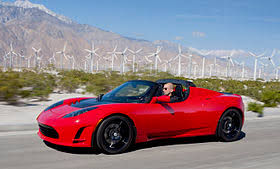 A super sports car in red color is just classic. Tesla Roadster First Generation Wikipedia