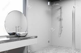 loft bathroom corner with a sink on a