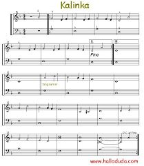 Reverb und chorus, intelligent acoustic control,. Kalinka Klaviernoten Klavier Noten