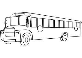 Gambar Mewarnai Bus Sekolah