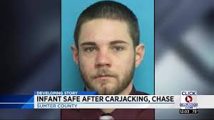 Deputy shoots man who stole car with infant in back seat, officials say