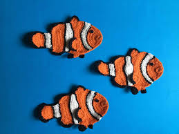 Links preceded by a plus sign (+) require free registration (to that particular site, not to cross stitch pattern central) before viewing. Crochet Clown Fish Pattern Kerri S Crochet
