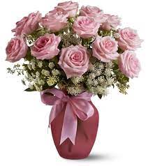 On the street of west beech street and street number is 955. A Dozen Pink Roses And Lace In Long Beach Ny Long Beach Florist