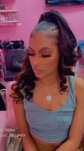 My Beautiful Client @soundbodyxmind #curlsforthegirls Makeup By:  @therealstefmosdef