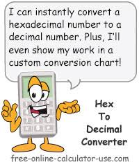 Hex To Decimal Converter To Convert Base 16 To Base 10