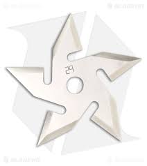 29 Knives Chris Olofson Shuriken 5 Point Throwing Star Mascaras De Papel Cosas Friki Sobres De Papel