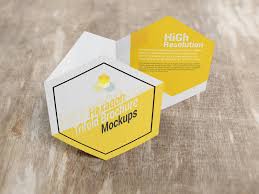 Hexagon Trifold Brochure Mockups Trifold Brochure Brochure Brochure Design Template